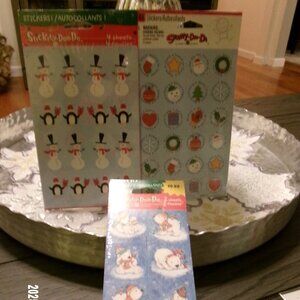 American Greetings Christmas Stickers Lot of 3 Packs Stickety-Doo-Da 132 PC NEW